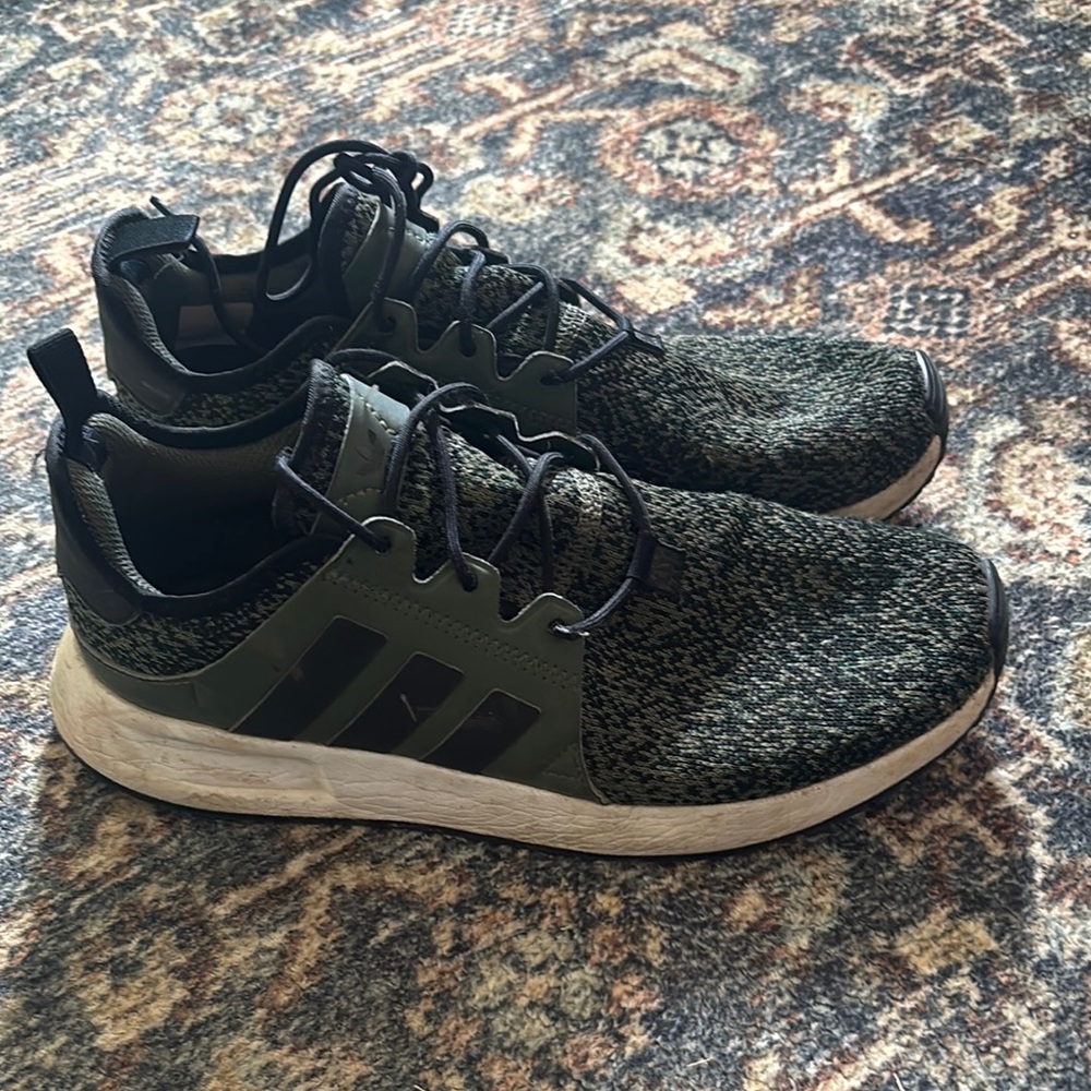 Adidas Green Running Shoes